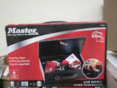 Master Lock security chest, new and boxed.