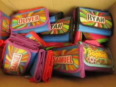 20x Various Eco friendly Name lunch Bags (small) - Picked at random.