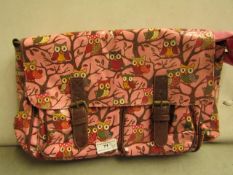 Pink Owl Rucksack Bag - Exdisplay.