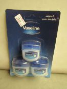 Box of 12x Pocket sized Vaseline - Packaged & Boxed.