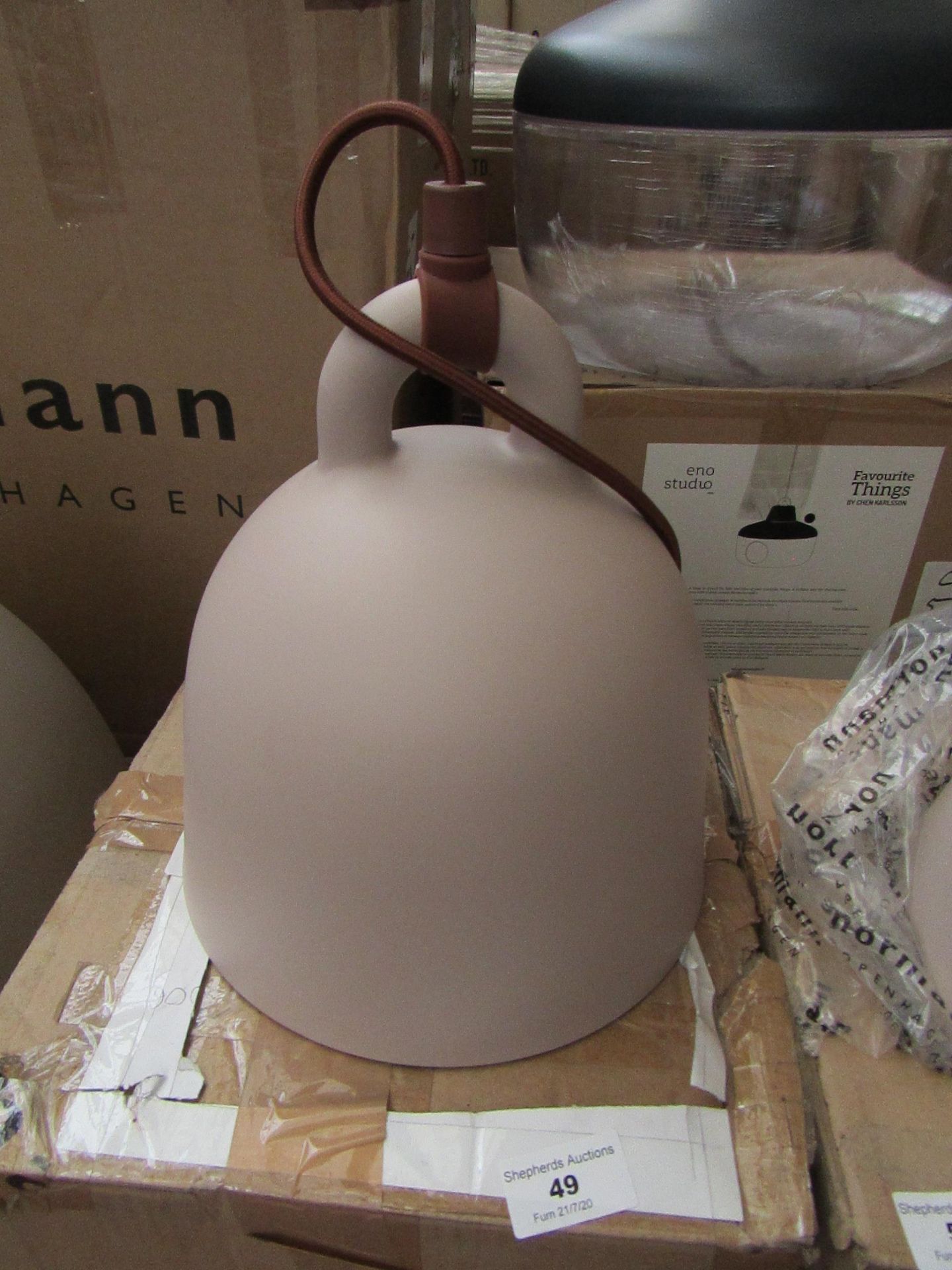 | 1X | NORMANN COPENHAGEN BELL LAMP XS | LOOKS UNUSED (NO GUARANTEE), BOXED | RRP £213.00 |