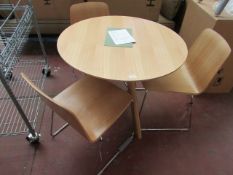 | 1X | COPENHAGUE TABLE CPH20 WITH 3X CHAIRS | LOOKS UNUSED (NO GUARANTEE) | RRP £315.00 (FOR