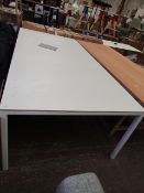 | 1X | HAY WHITE DINING TABLE 250 X 120CM | LOOKS UNUSED (NO GUARANTEE) | RRP £1055.00 | HAS 2 SMALL