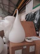 | 1X | SPINNING BH1 MATT WHITE PENDANT LIGHT | LOOKS UNUSED BUT NO GUARANTEE | RRP £185 |