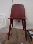 | 1X | MUUTO NERD DINING CHAIR | LOOKS UNUSED (NO GUARANTEE), BOXED | RRP £348.00 |