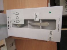 | 1X | BOX OF 6 NORMANN COPENHAGEN SPOONS | LOOKS UNUSED AND BOXED (NO GUARANTEE) | RRP £- |