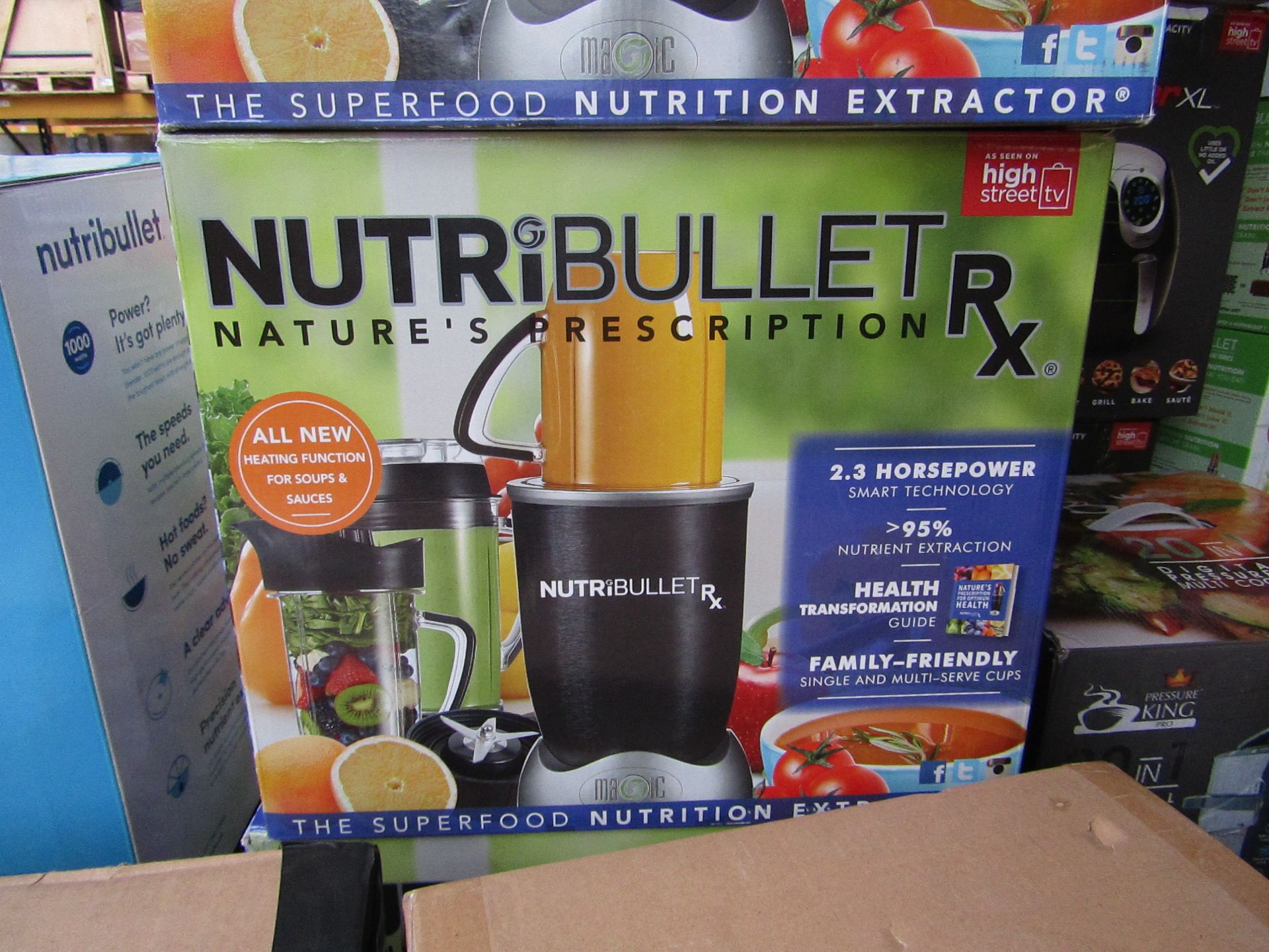 | 4X | NUTRIBULLET RX | UNTESTED AND BOXED | NO ONLINE RE-SALE | SKU C5060191461238 | RRP £129.