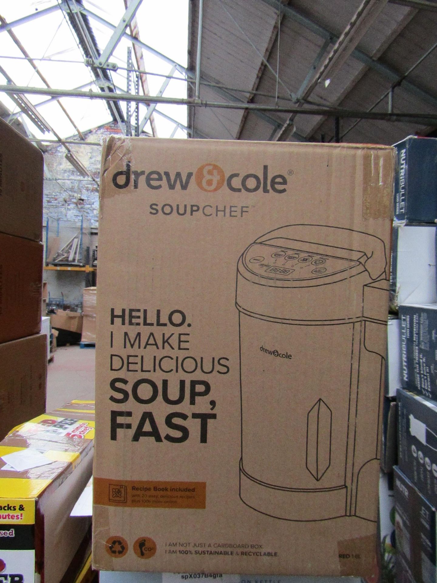 | 4X | DREW AND COLE SOUP CHEF | UNCHECKED AND BOXED | NO ONLINE RESALE | RRP £69.99 |TOTAL LOT