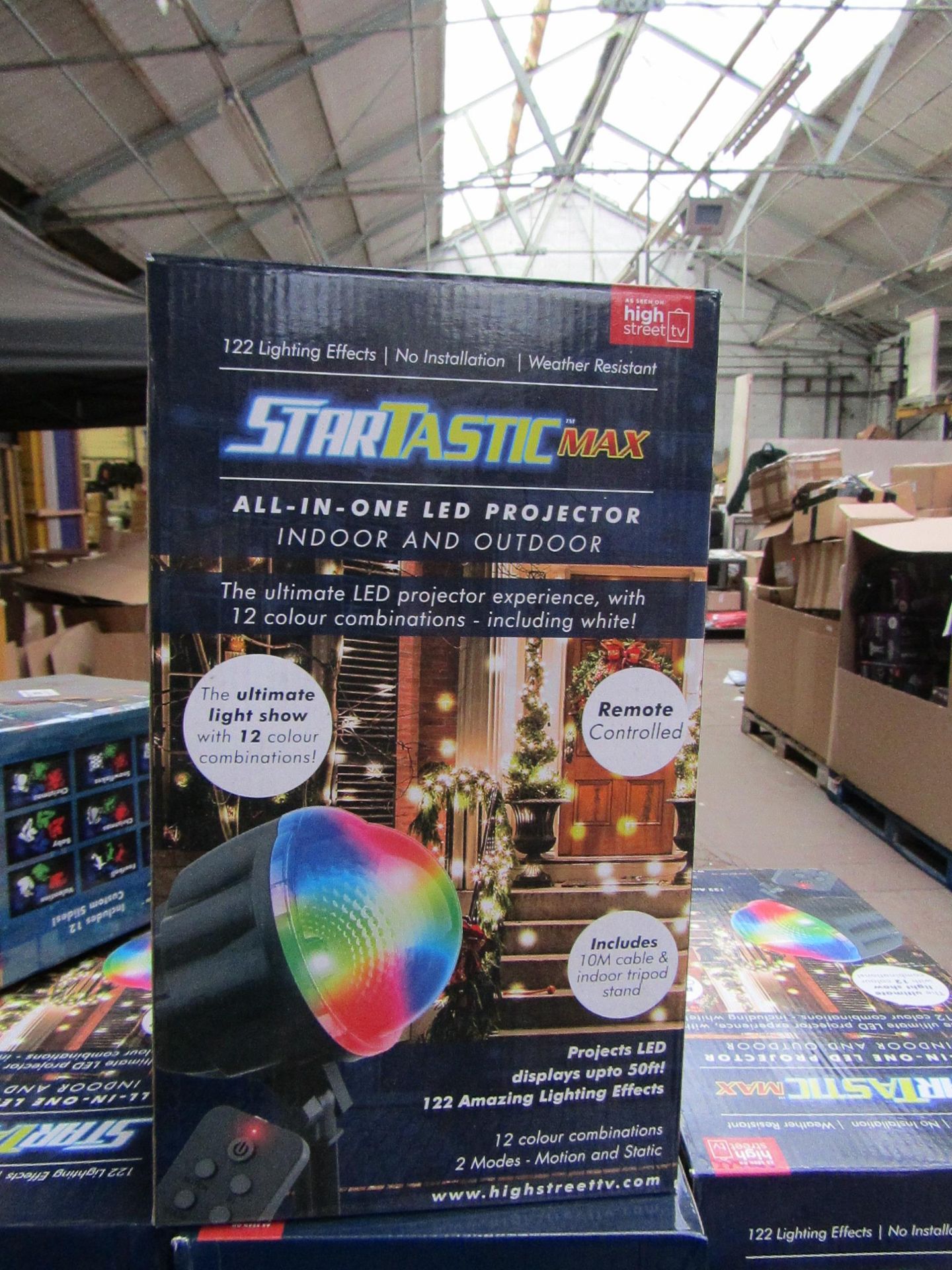 | 10 X | STARTASTIC MAX ACTION LASER PROJECTORS | UNCHECKED AND BOXED | NO ONLINE RE-SALE | SKU