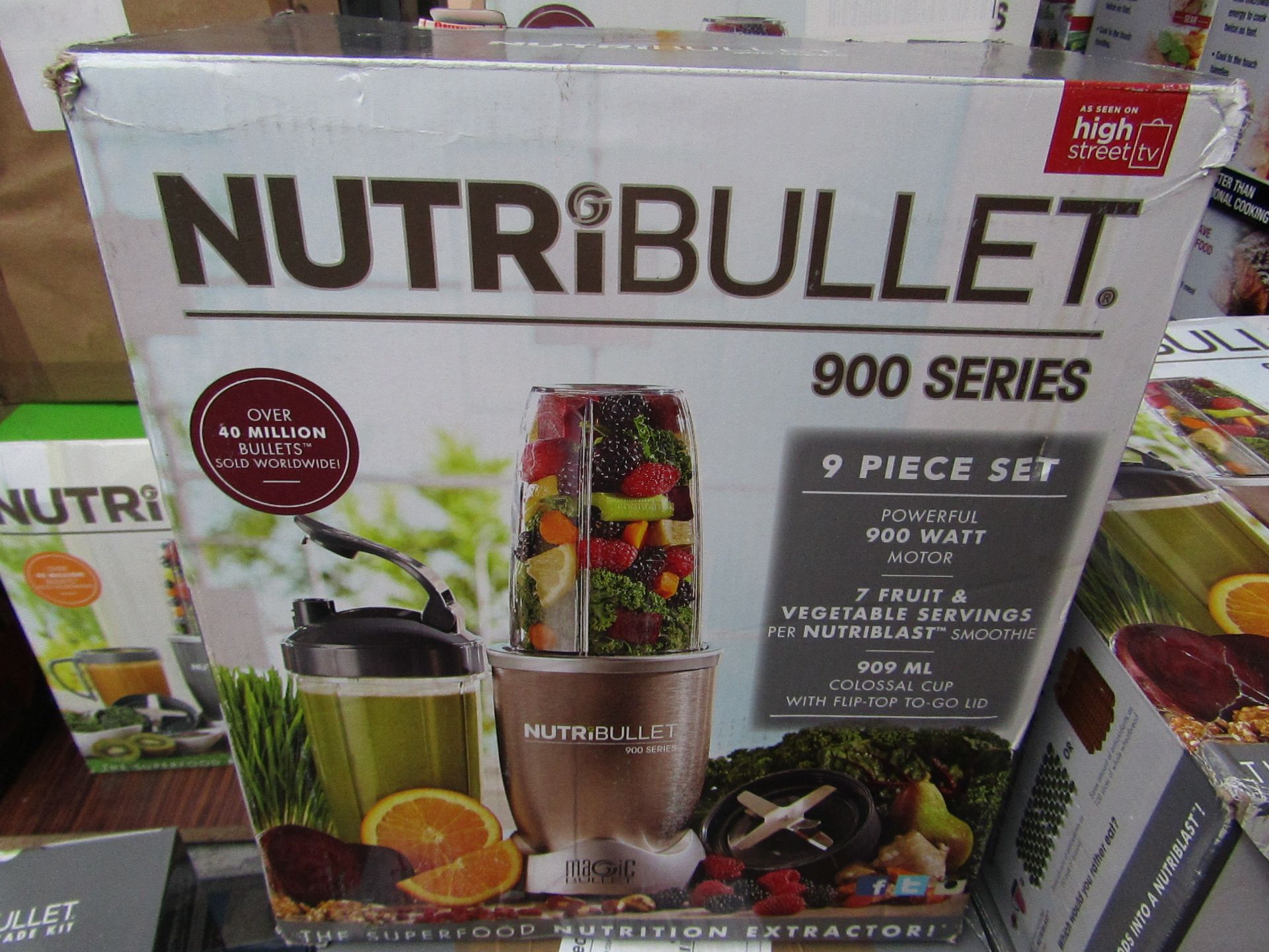 | 5X | NUTRIBULLET 900 SERIES | UNTESTED AND BOXED | NO ONLINE RE-SALE | SKU C5060191467353 | RRP £