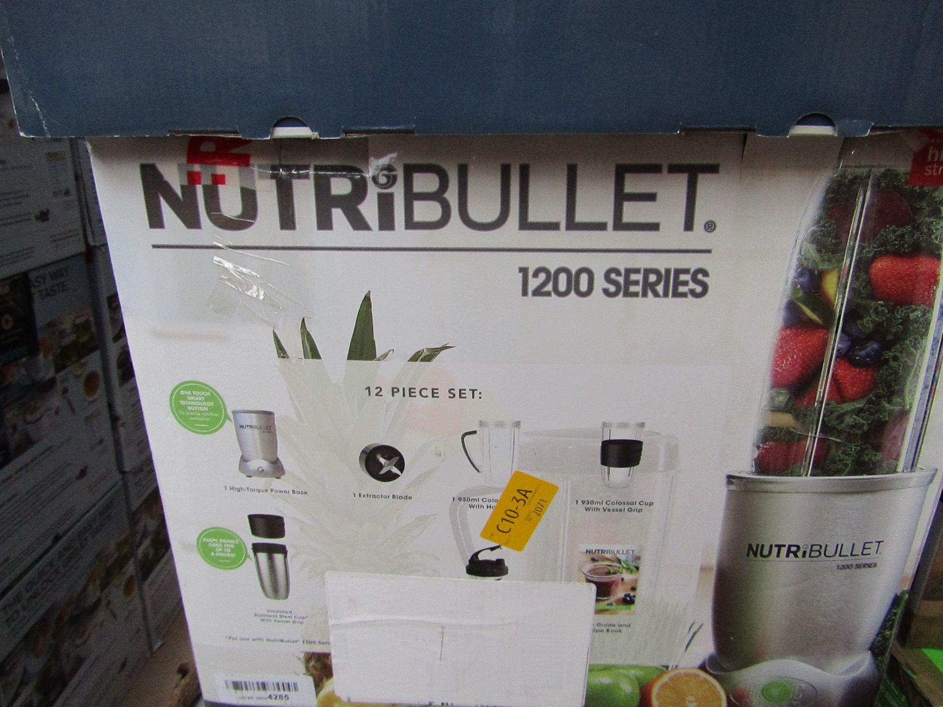 | 5X | NUTRI BULLET 1200 SERIES | UNTESTED AND BOXED | NO ONLINE RESALE | RRP £119.99 | TOTAL LOT