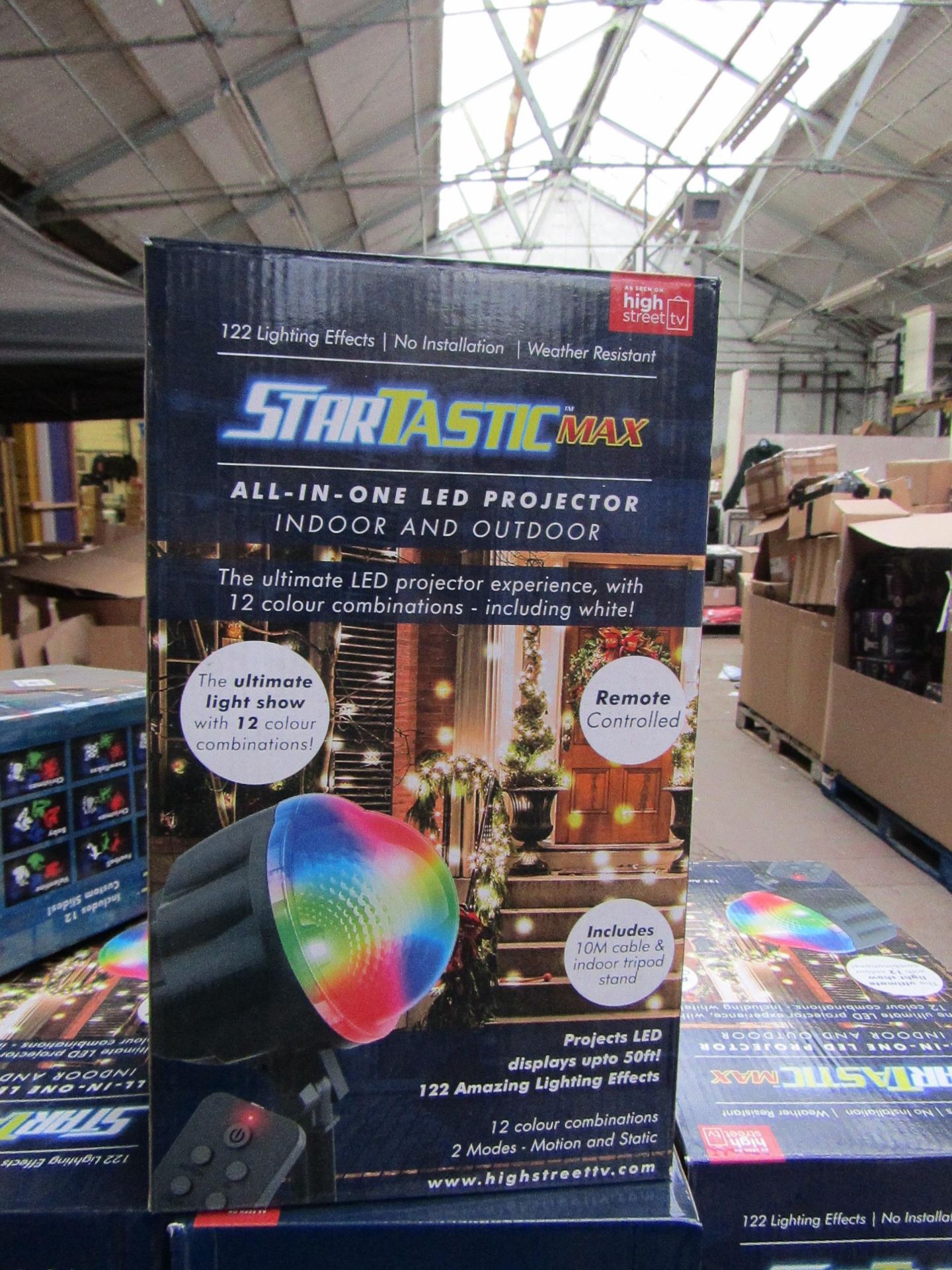 | 10 X | STARTASTIC MAX ACTION LASER PROJECTORS | UNCHECKED AND BOXED | NO ONLINE RE-SALE | SKU