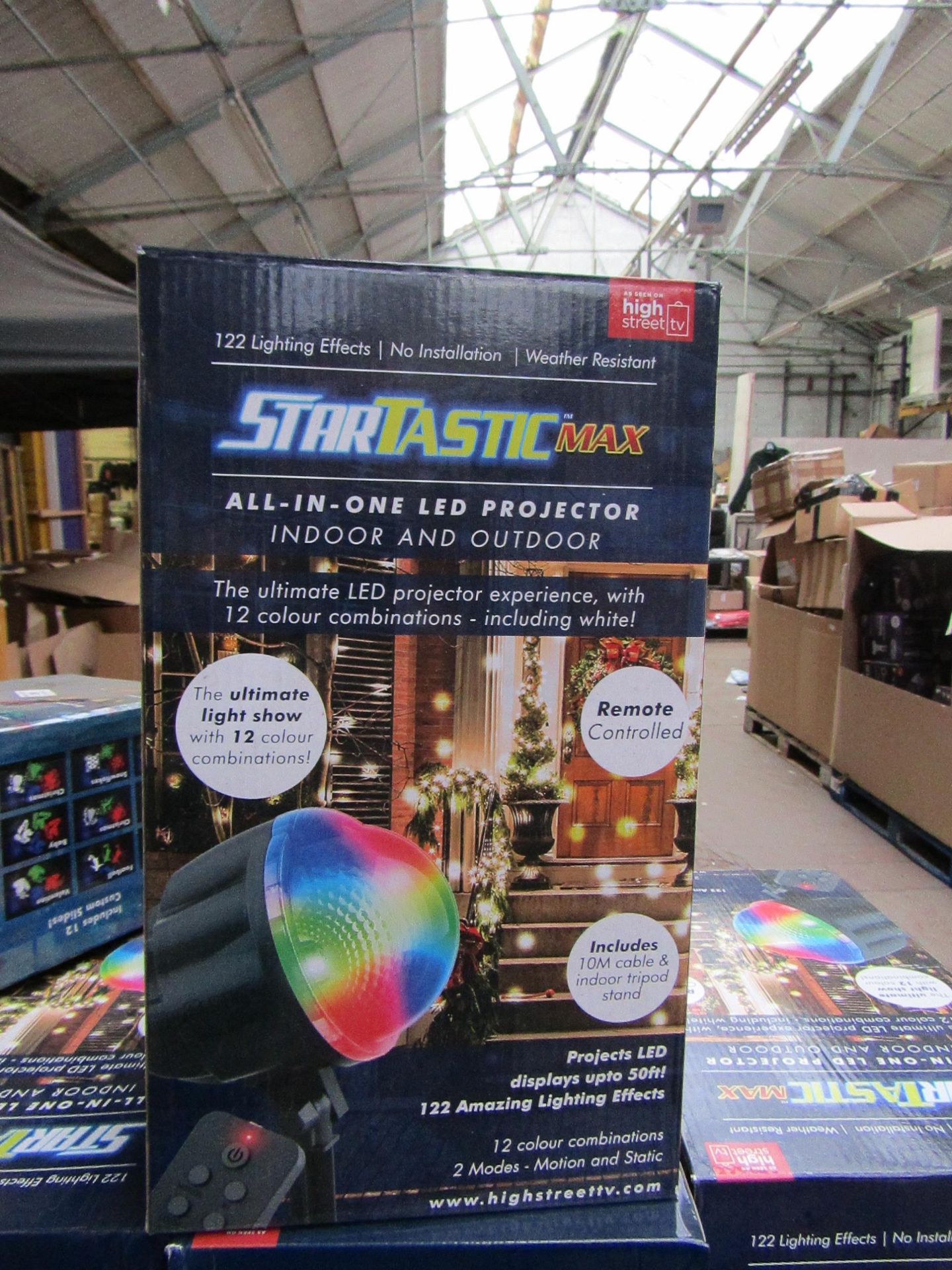 | 5X | STARTASTIC MAX ACTION LASER PROJECTORS | UNCHECKED AND BOXED | NO ONLINE RE-SALE | SKU