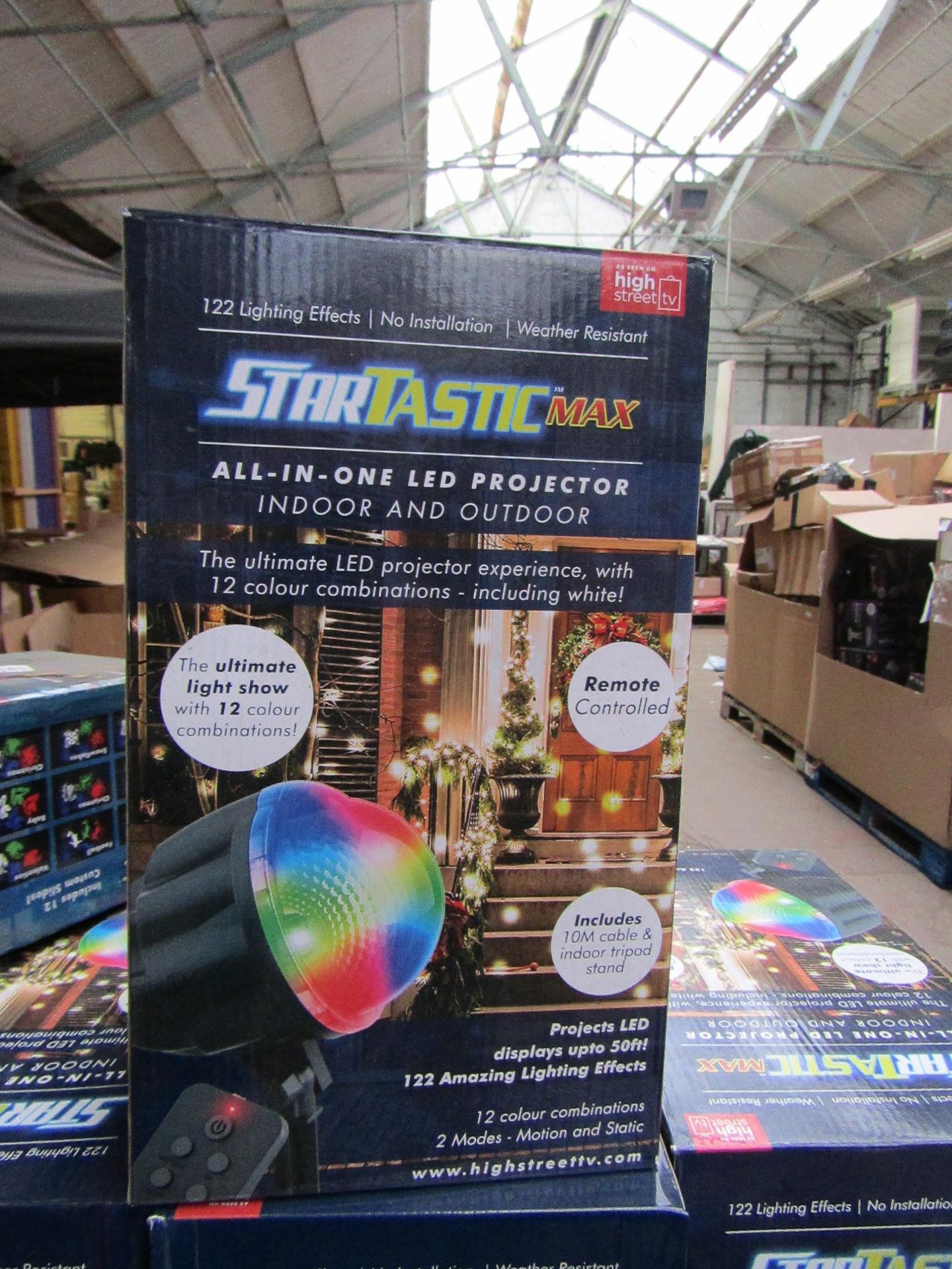 | 10 X | STARTASTIC MAX ACTION LASER PROJECTORS | UNCHECKED AND BOXED | NO ONLINE RE-SALE | SKU