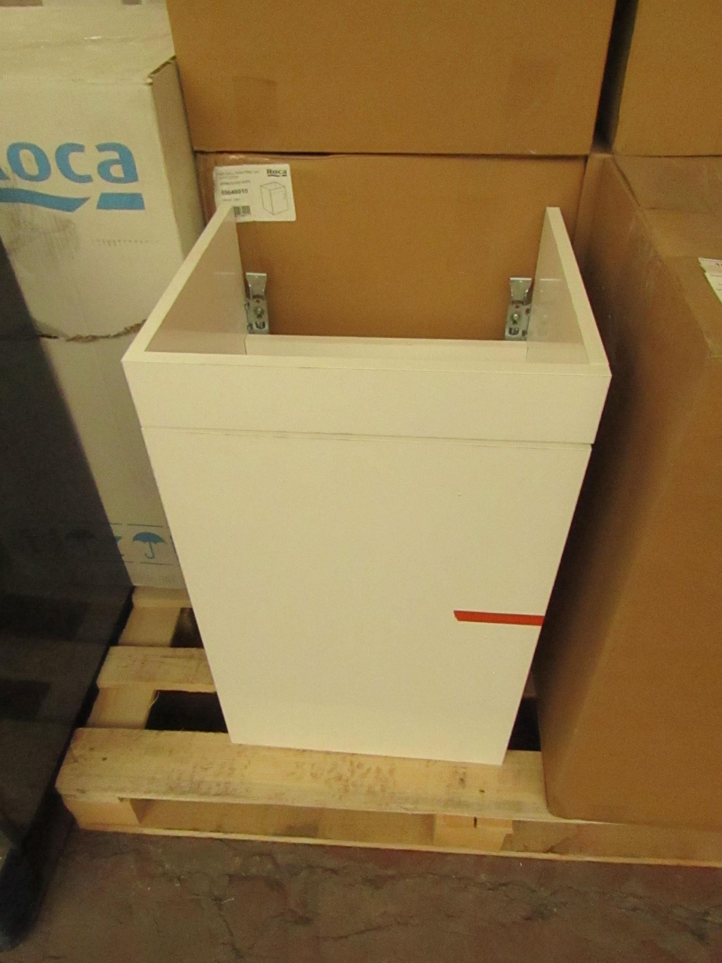 Roca - Maxi Wall-Hung Base Unit with 2 Drawers 400mm Gloss White - New & Boxed.