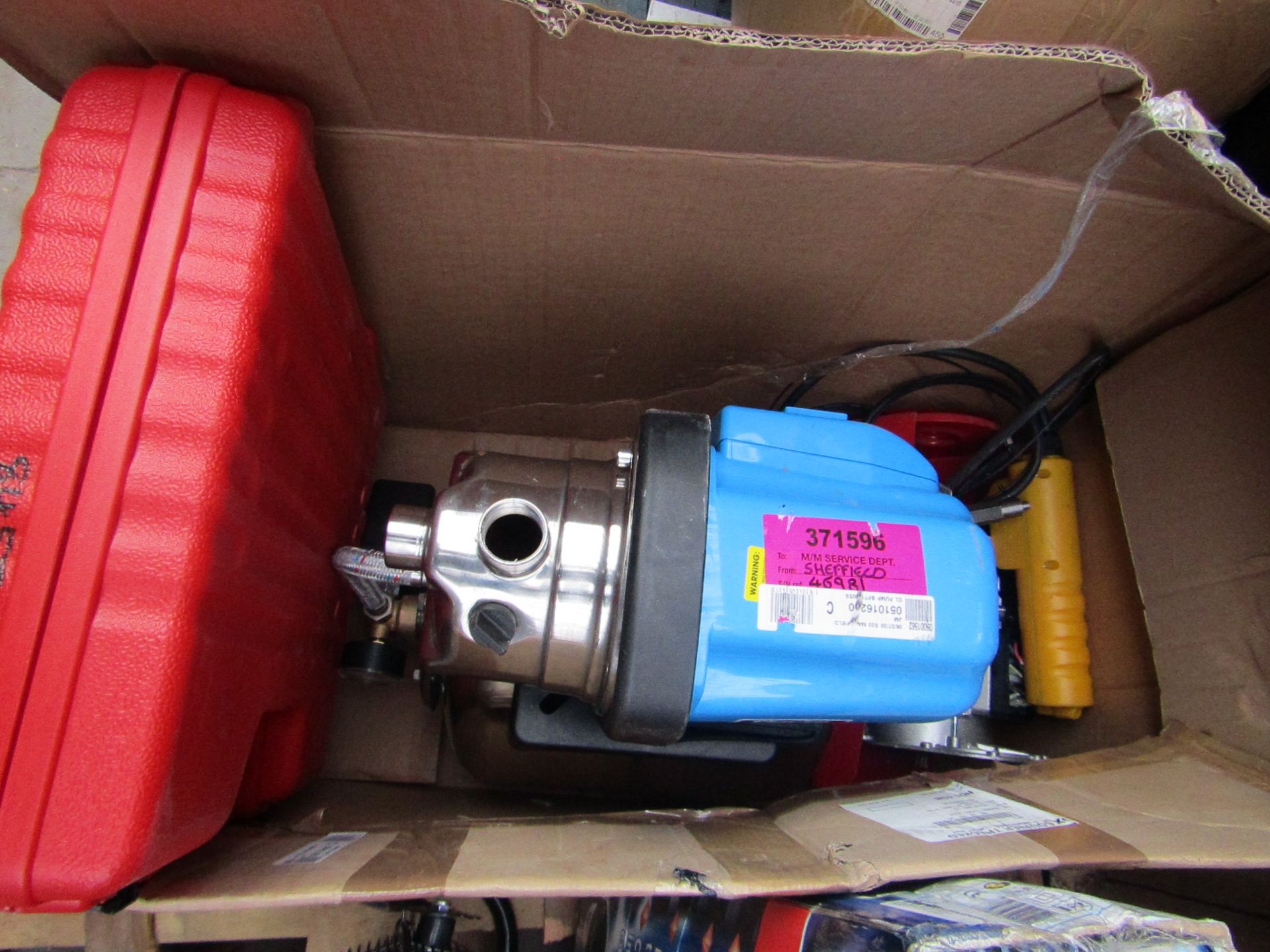 1x CL PUMP BPT1200SS 23 8457 1x CL TEST CHT694 RADIA 8457 1x CL HOIST CH4000B 230 8457, This lot