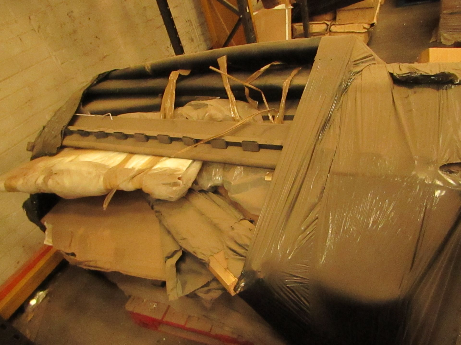 Pallet of Various Bed parts unsure if anything can be made. - Image 2 of 2