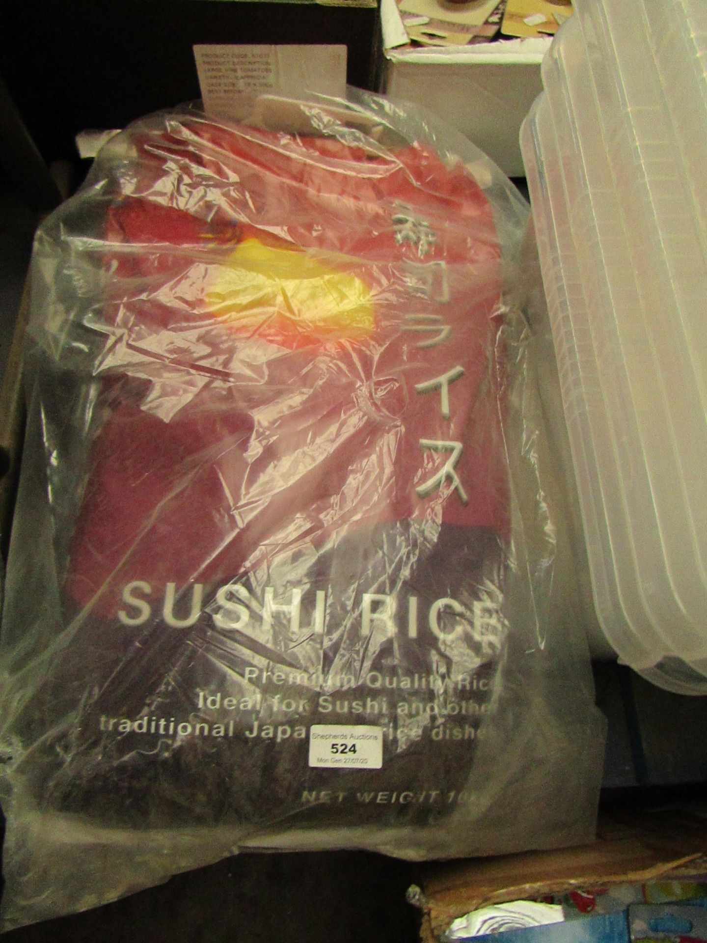 1 X Bag of Sushi Rice BBE 03/2022 10KG bag has split but has been put in another bag