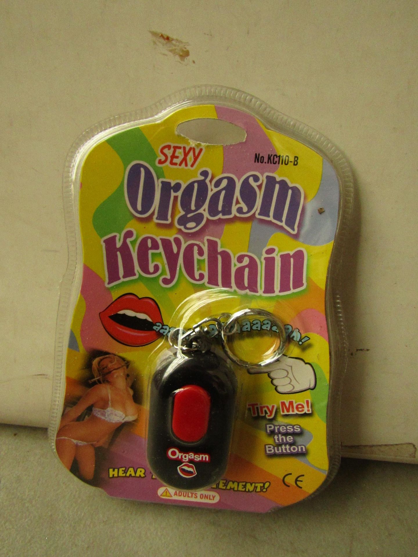 Approx 44 x Orgasm Key Chains. Packaged