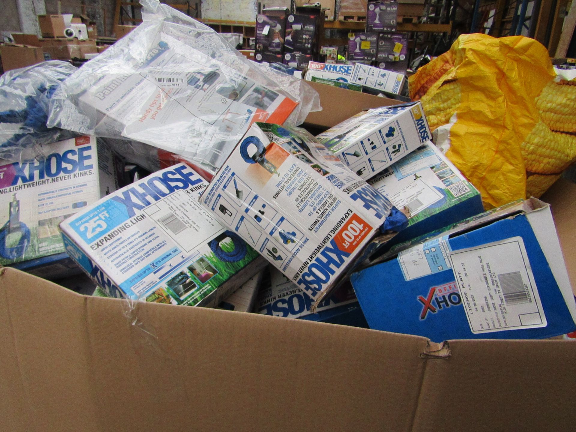 | 1X | MIX PALLET CONTAINING APPROX 100 ITEMS INCLUDING AIR FRYERS NUTRI BULLET PARTS PAINT RUNNER