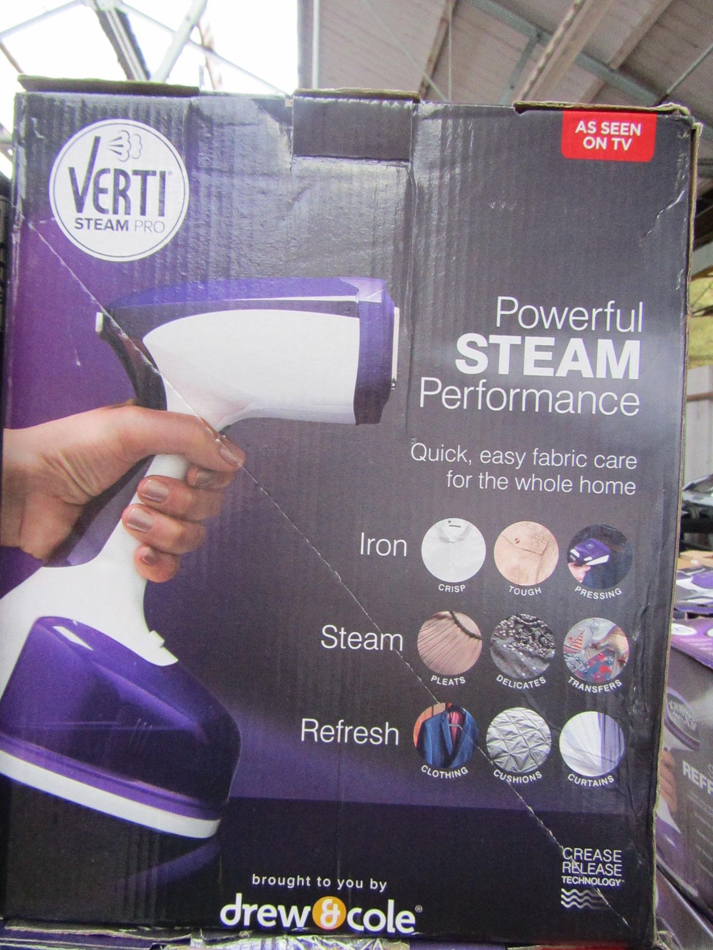 | 10X | VERTI STEAM PRO'S | UNCHECKED AND BOXED | NO ONLINE RESALE | RRP £43.99 |TOTAL LOT RRP £