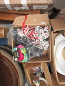 Box of Approx 20+ Various Household Items From: Tomme Tippe, Pyjamas, Cushions, Childrens Toys Etc.