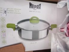 Mepra 24cm frying pan, unchecked and boxed.