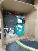 Box of approx 20x various household items and toys, all unchecked.