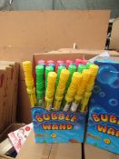 24x PlayWrite - Bubble Wand's - Packaged & Boxed.