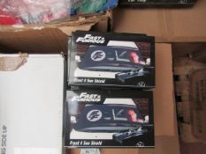 6x Fast&Furious - Frost & Sun Shield - New & Packaged.