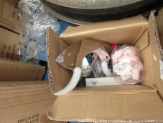 Box of Approx 10+ Various Household Item From: Knifes, Bells, Tape measurers Etc.