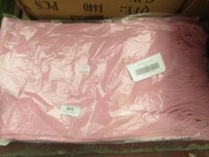 6x Atlantis soft scarf in pink, new and packaged.