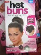 5x JML Hot Buns Hair Accessories For Brown Hair. New & Boxed.