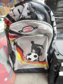 Soccor Winners Team Bag Mini Suit Case on Wheels - Good Condition.