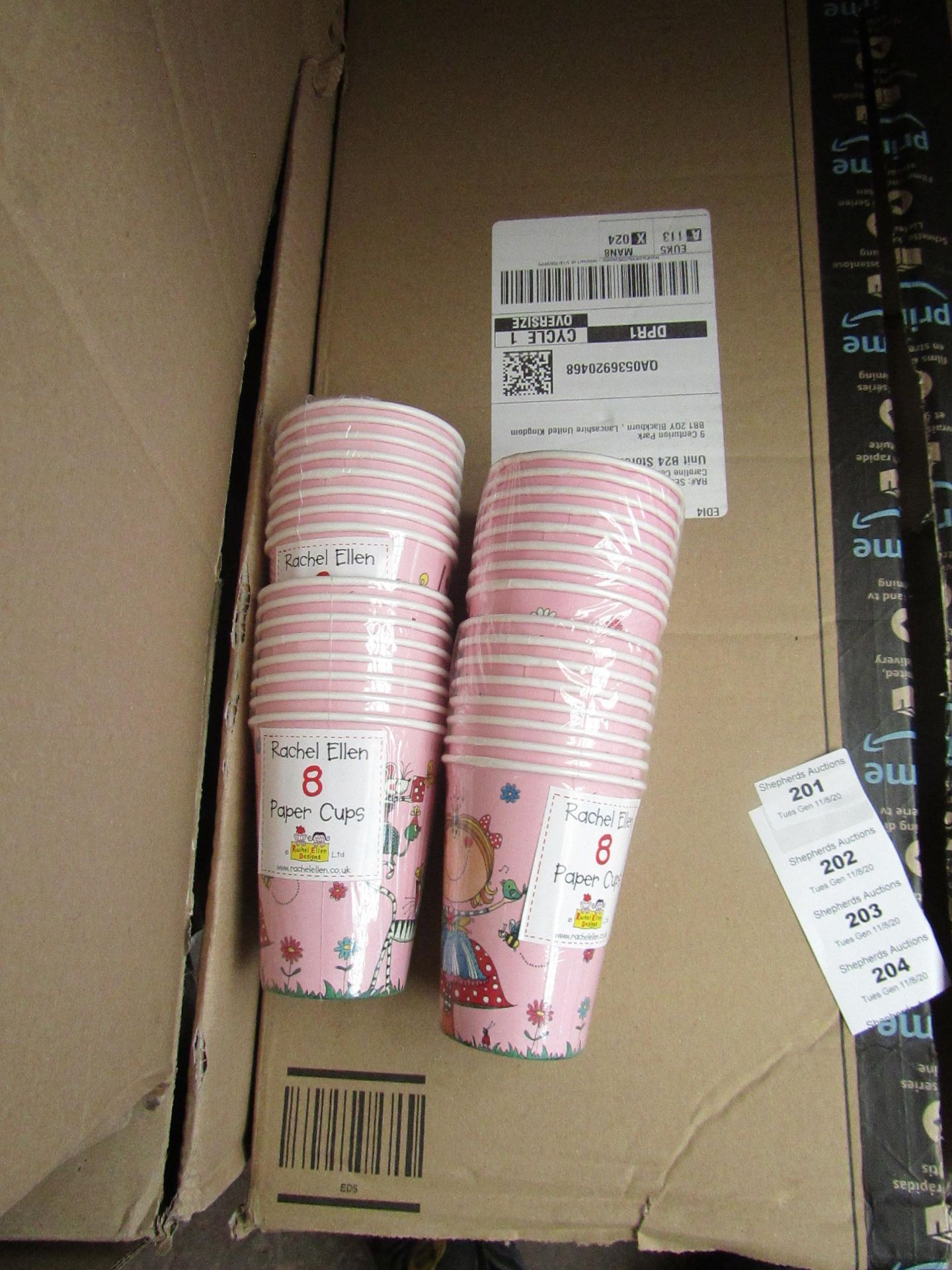 24x Rachel Ellen - Birthday Girl Paper Cups - All New & Sealed.