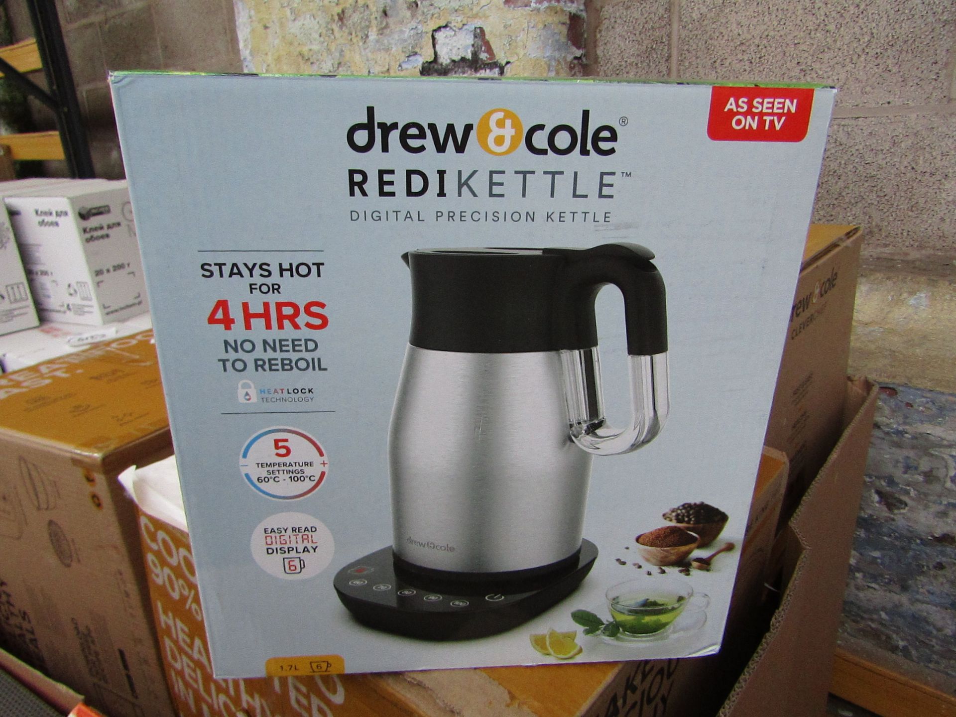 | 1X | DREW AND COLE REDI KETTLE | REFURBISHED AND BOXED | NO ONLINE RESALE | SKU C5060541513587 |