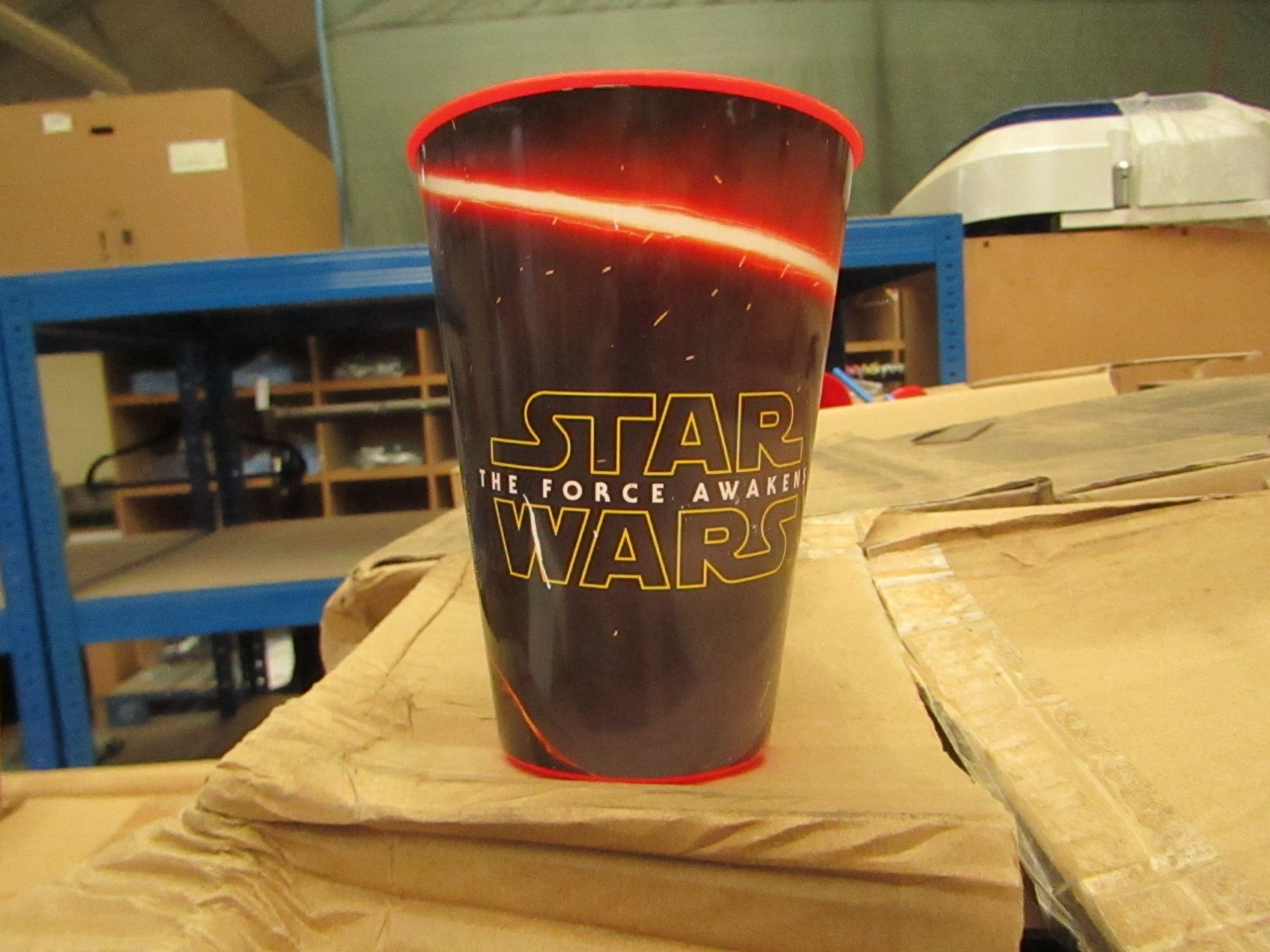 Box of 24 Star Wars Plastic Cups. New & Boxed.