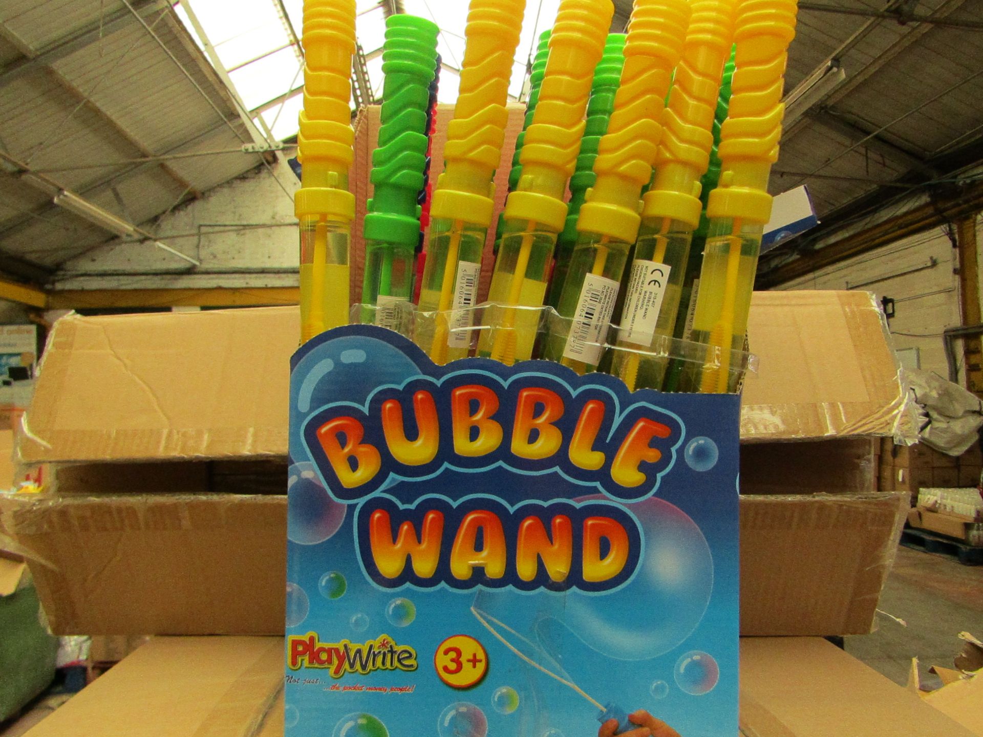 24x PlayWrite - Bubble Wand's - Packaged & Boxed.