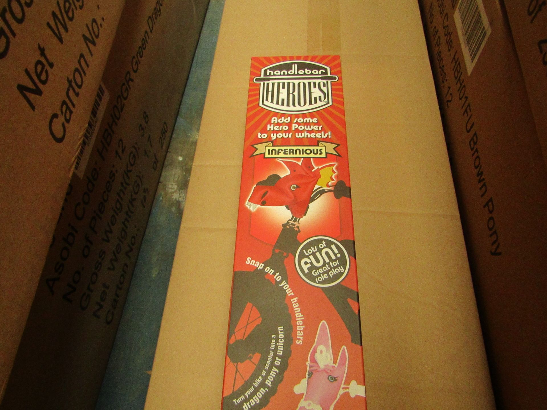 Handle Bar Heroes Infernious Bike/Scooter Accessory. New & Boxed.