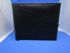 Barkers of Kensington Limited edition Black leather wallet, new.