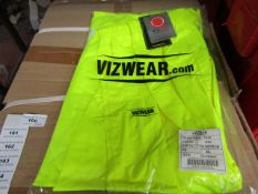 Viz Wear Polycotton HiViz trousers, new, size 4XL