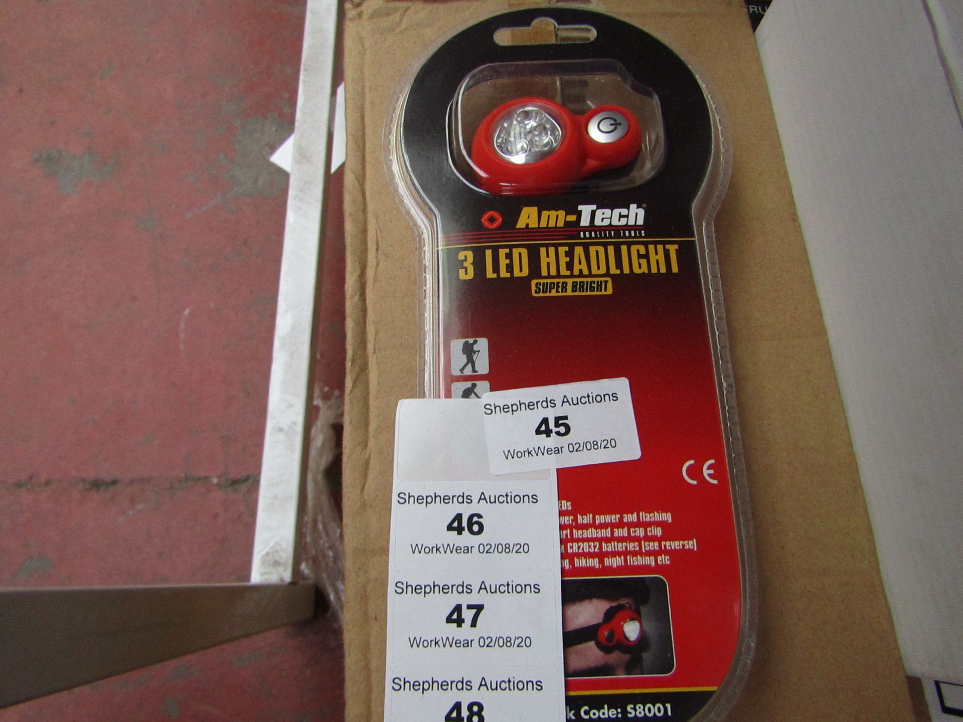 Am-Tech - 3 LED Headlight (Super Bright) - New & Packaged.