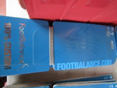 6x FootBalance - Shoe Insoles - Size 50 - New & Packaged.