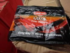 Box of 100x 50ml Car Plan Ultra Colour restorer, new.