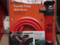 Stag Tools Transfer pump with hoses, unused, the packaging may be dirty.