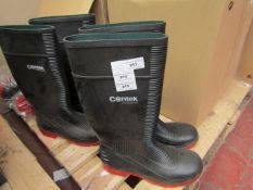 Centex S55 Comnpactor Steel Toe Cap Wellies- Size 8 - New.