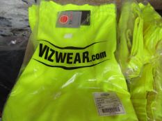 VIz wear Over trouser Hi Viz Trousers, new size 2XL