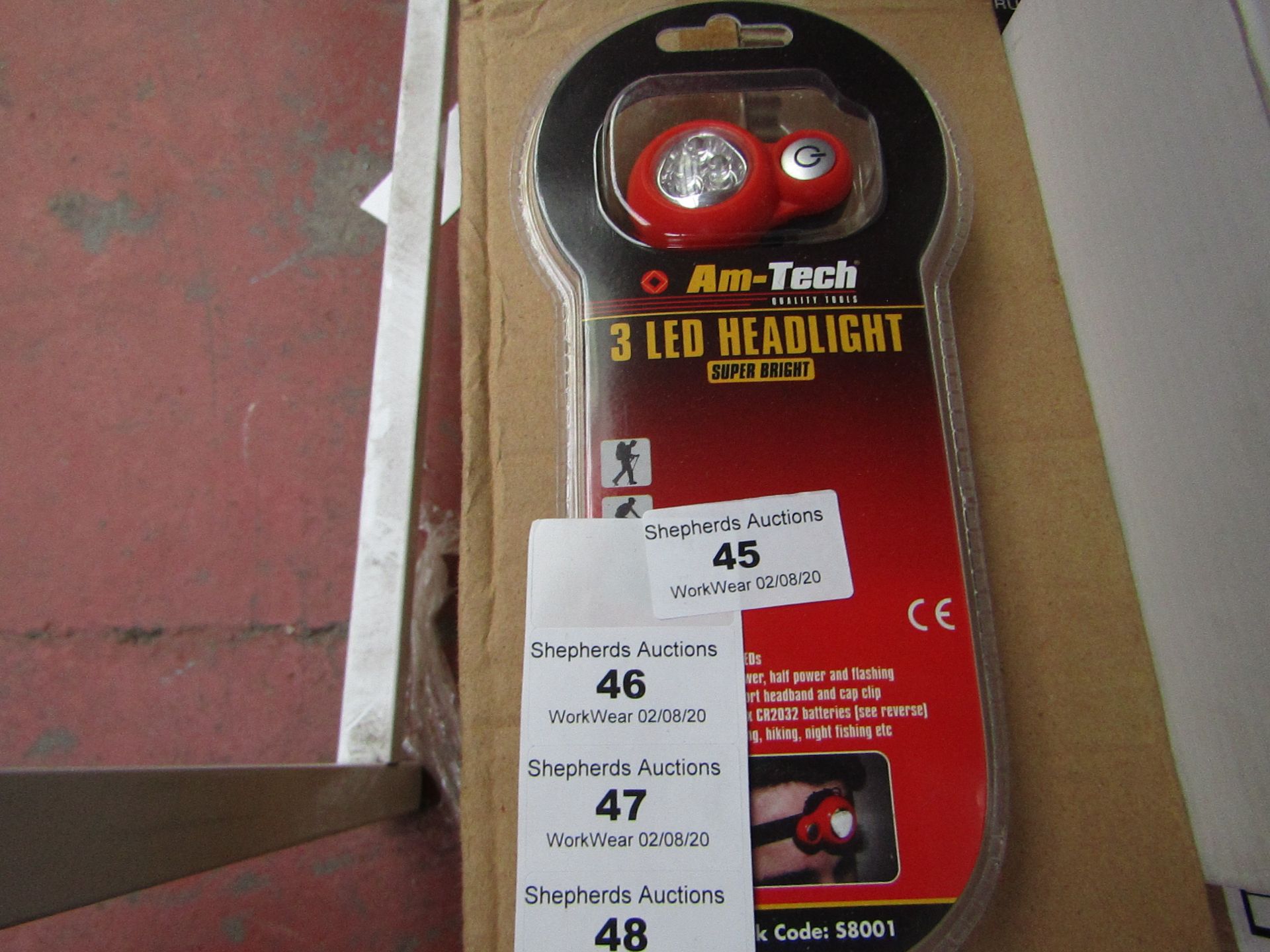 Am-Tech - 3 LED Headlight (Super Bright) - New & Packaged.