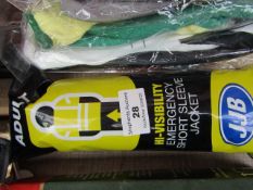 JJB - Hi-Vis Short Sleeve Jacket (Adult) - New & Packaged.