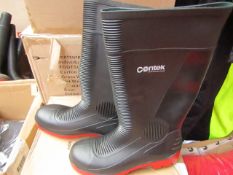 Centex S55 Comnpactor Steel Toe Cap Wellies- Size 9 - New.